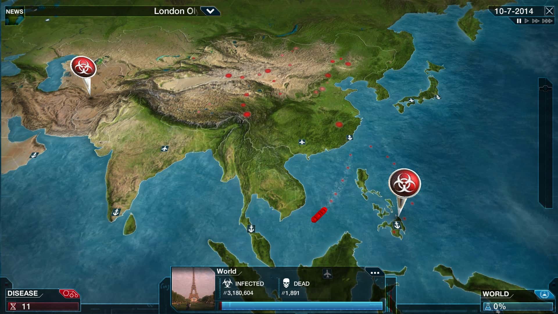 瘟疫公司:外星人与反疫苗 Plague Inc Evolved 全DLC插画